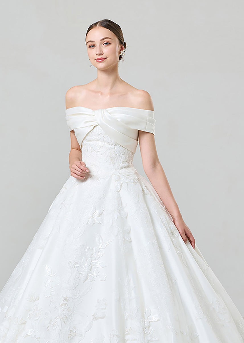 ウエディングドレス HLD-00077-01 746美品LoveryWedding高級 